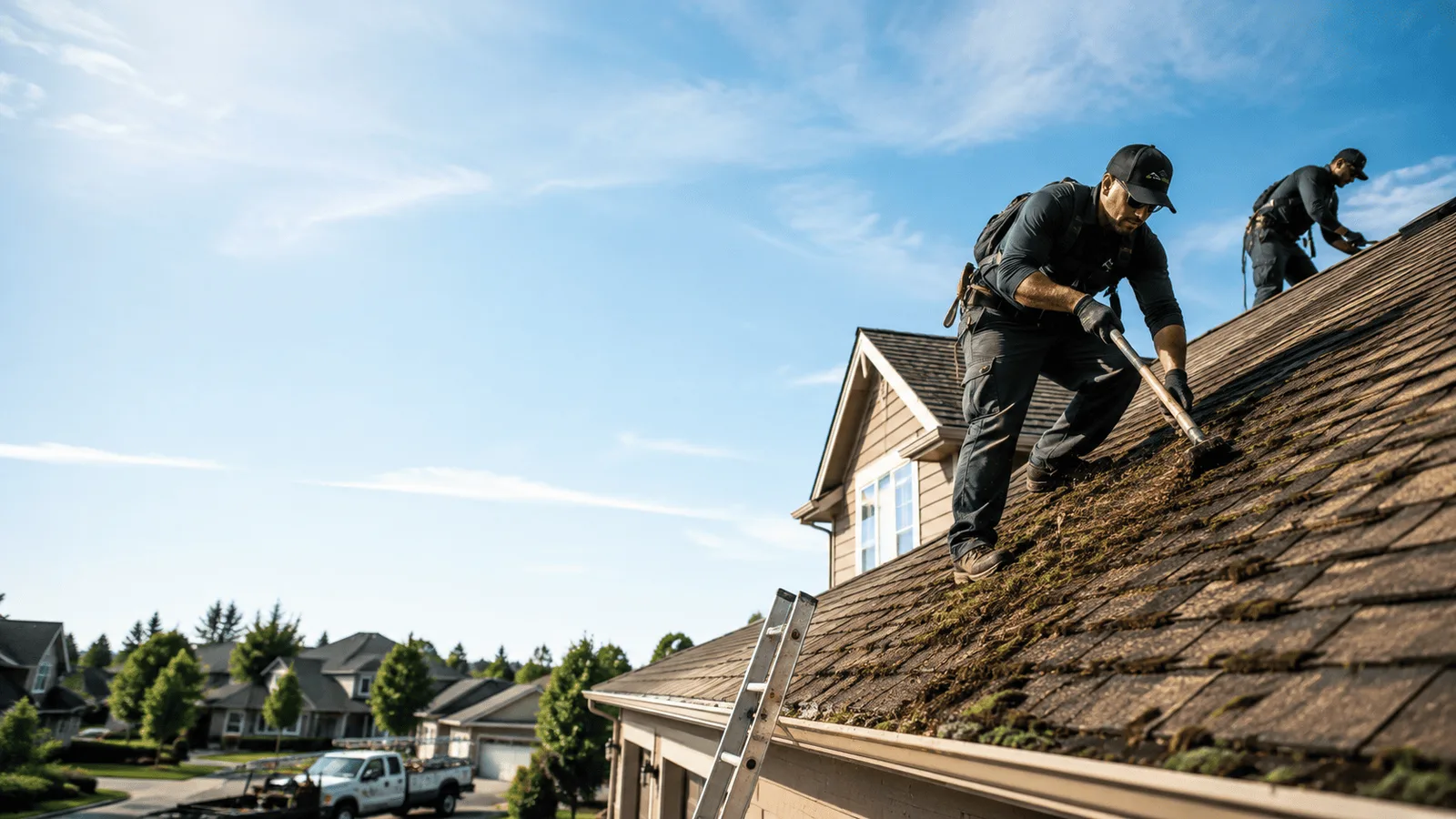 Roof Moss Removal in Strong, ME near me